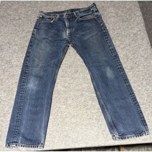 Levi's 505 Jeans Men's 38x32 Blue Medium Wash Denim‎ Regular Fit